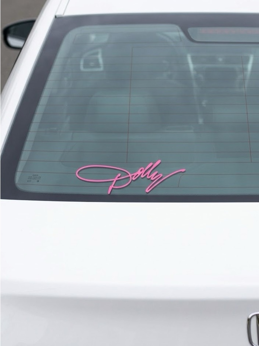 Dolly Parton Signature Decal - Vinyl Decal | Tribute decal